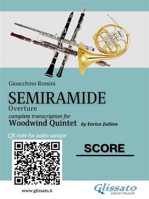 cover image of Woodwind Quintet score "Semiramide"